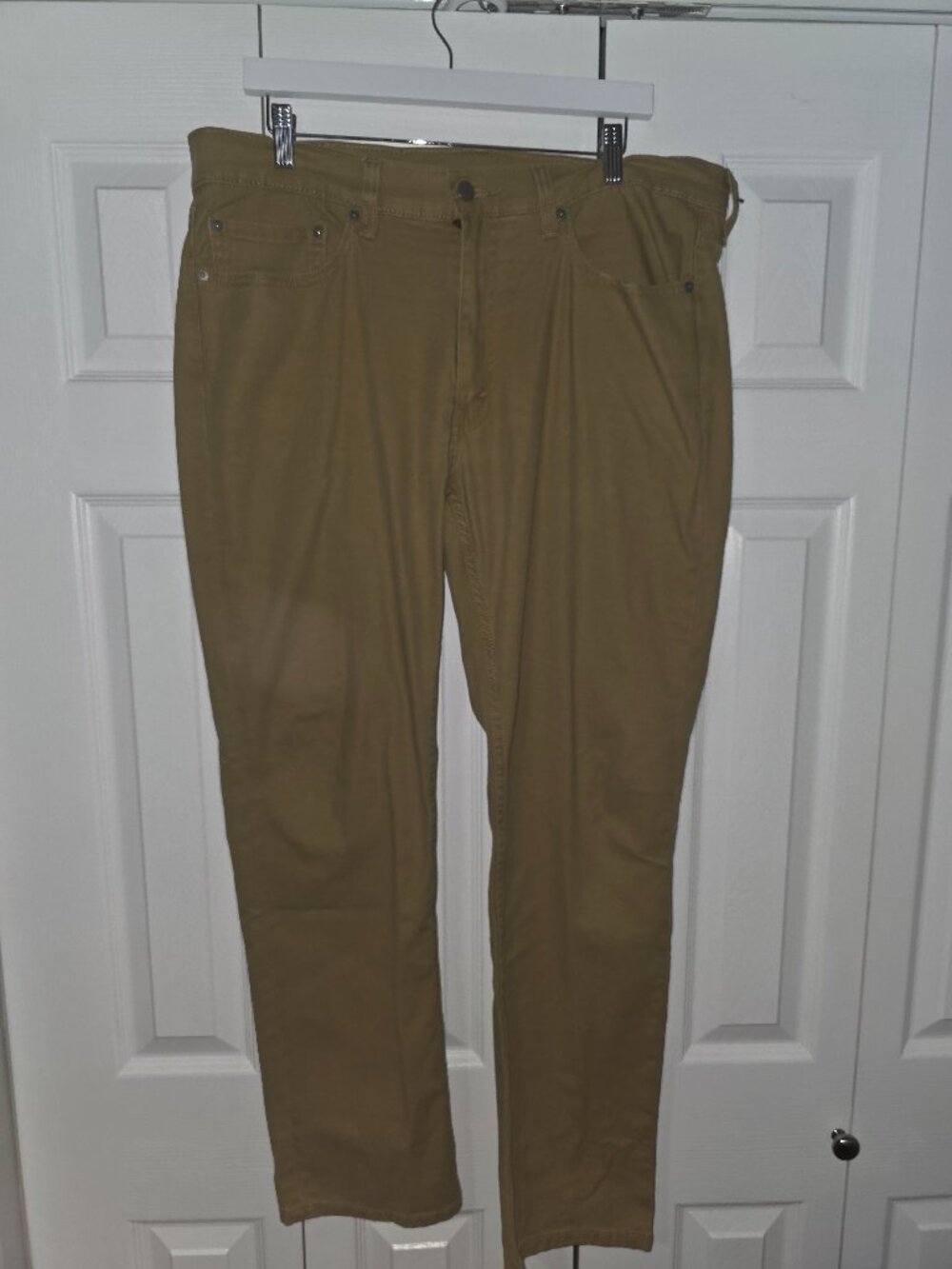 Levi’s 514 Straight Fit Men’s Pants 36x32 Brown Tan Khaki 5-Pocket